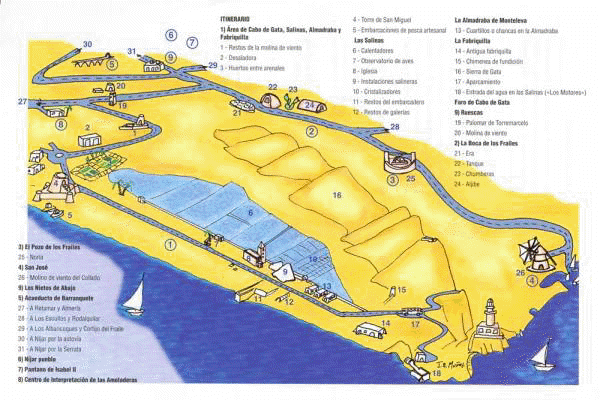Ruta circular a las Salinas del Cabo de Gata - Almería - Sendero del Faro de Cabo de Gata a Cala Rajá - Almería ✈️ Foro Andalucía