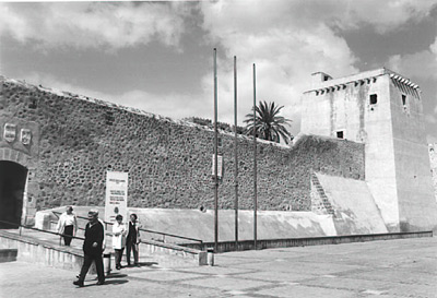 Fachada principal del castillo.