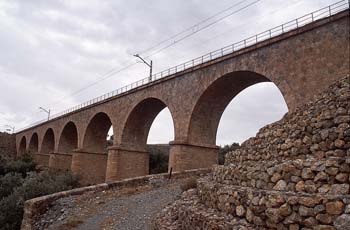 Puente de ferrocarril de la Rambla de las Adelfas