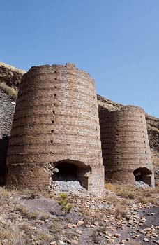 Hornos de calcinación en Arroyo Verdelecho