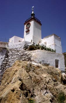 Torre del reloj. Alboloduy. Peñón de la Reina