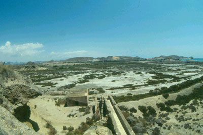 Las Salinas de Terreros, que se mantuvieron en actividad hasta 1971,  son quiz� el m�s desconocido de los aguazales almerienses. JJ Matamala.