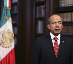 El presidente mexicano, Felipe Calder�n