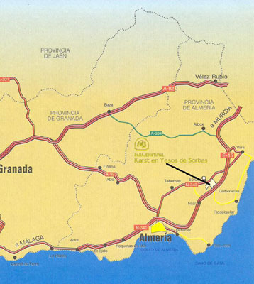 Plano de situaci�n del Paraje