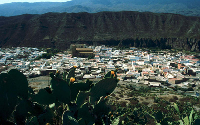 Tabernas es el núcleo urbano más importante de la comarca. © JJMG