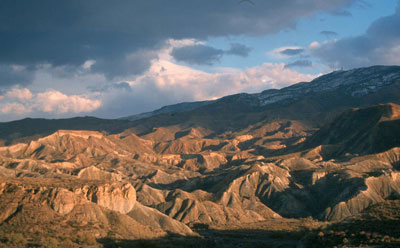 En su vertiente Oeste Sierra Alhamilla es una prolongaci�n del desierto de Tabernas. � JJMG.