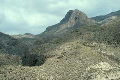 Panorama �rido de la ladera Sur. � JJMG.