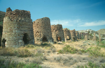 Hornos de fundici�n de mineral en Lucainena de las Torres. � JJMG.