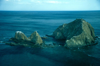 Isla Negra es un promontorio de origen volc�nico. � JJMG.
