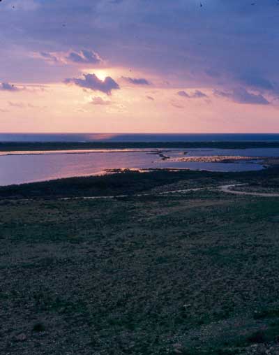 Atardecer en los Charcones de Entinas. � JJMG.