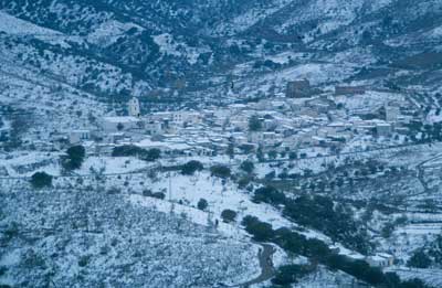 Vista invernal de Tahal. �JJMG.