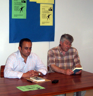 Durante la presentaci�n del libro