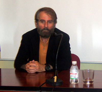 P�rez de Tudela durante la conferencia